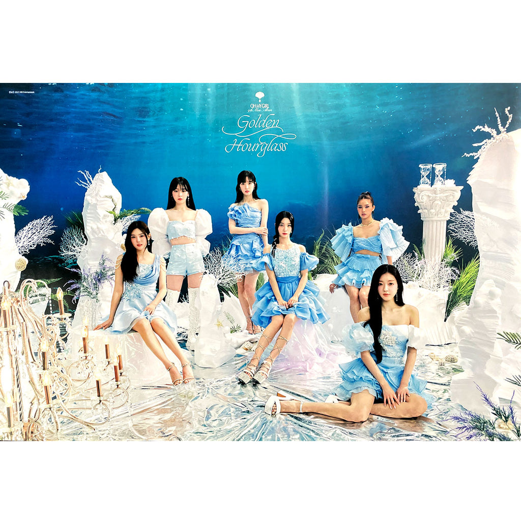 오마이걸 | OH MY GIRL | 9TH MINI ALBUM [ GOLDEN HOURGLASS ] | (WAVE VER.) POSTER ONLY