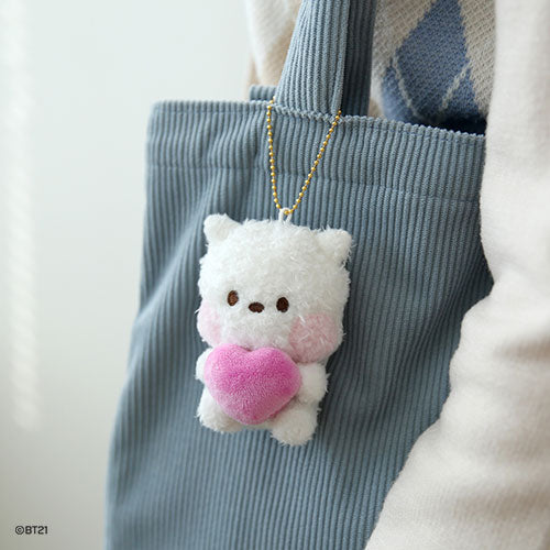 BT21 MININI PLUSH KEYRING [ HEART ]