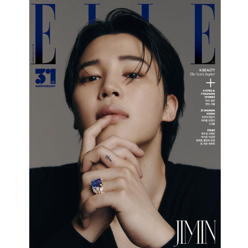  ELLE Magazine Korean April 2023 BTS V (Cover C