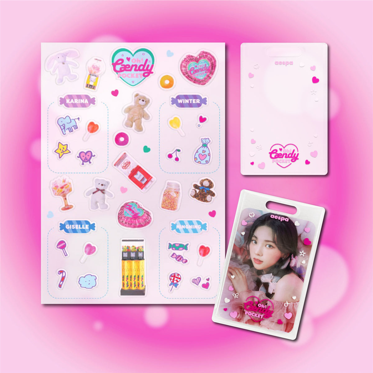 aespa Oh! Caendy Pocket Part.1 Official Merchandise - Photo Holder & S –  Choice Music LA