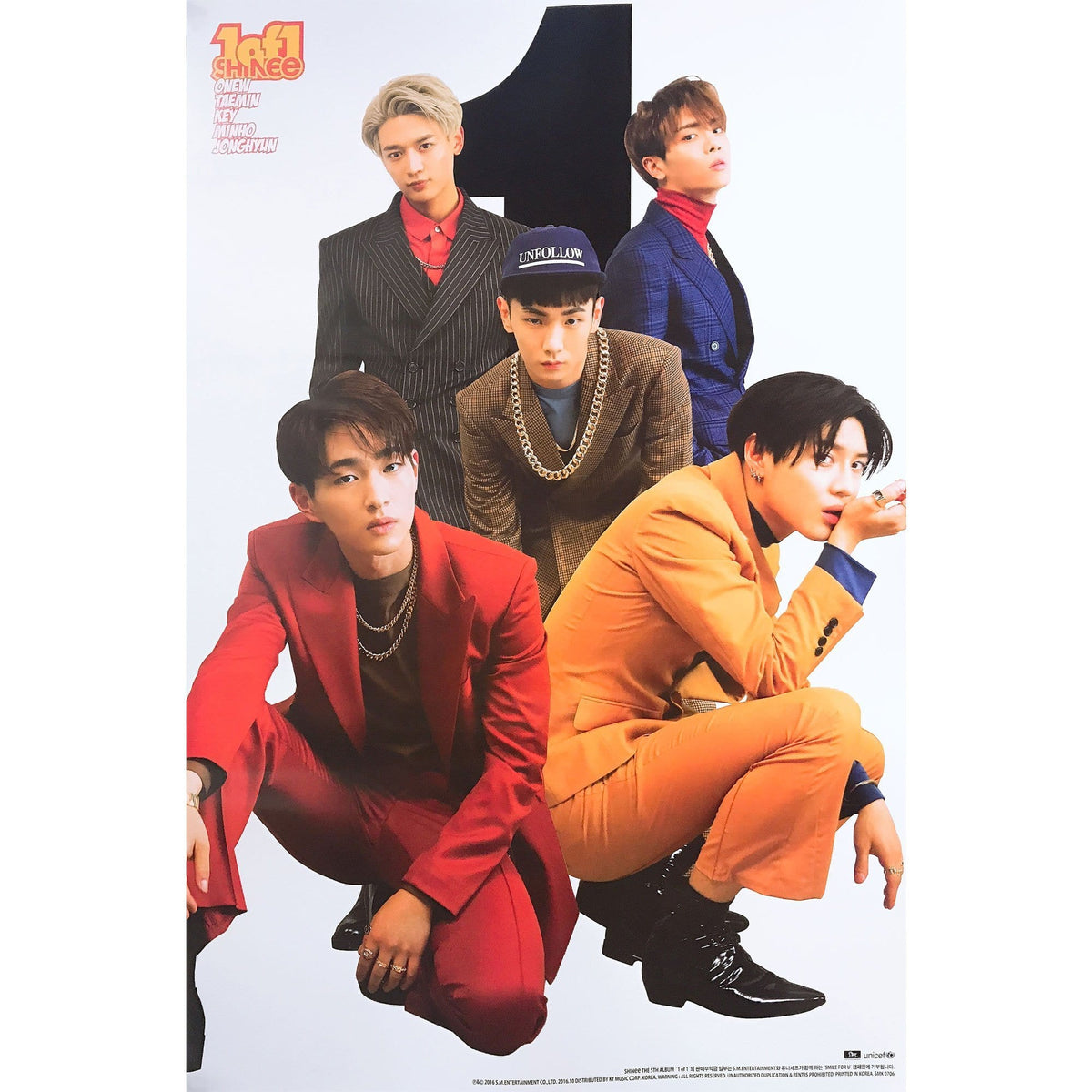 샤이니 | SHINEE | 5TH ALBUM [ 1 OF 1 ] | POSTER ONLY