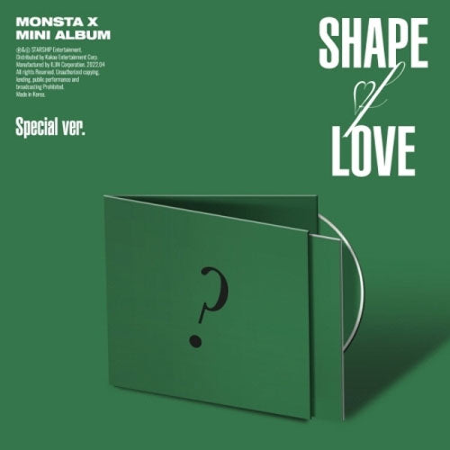 몬스타엑스  MONSTA X 11TH MINI ALBUM [ SHAPE of LOVE ]
