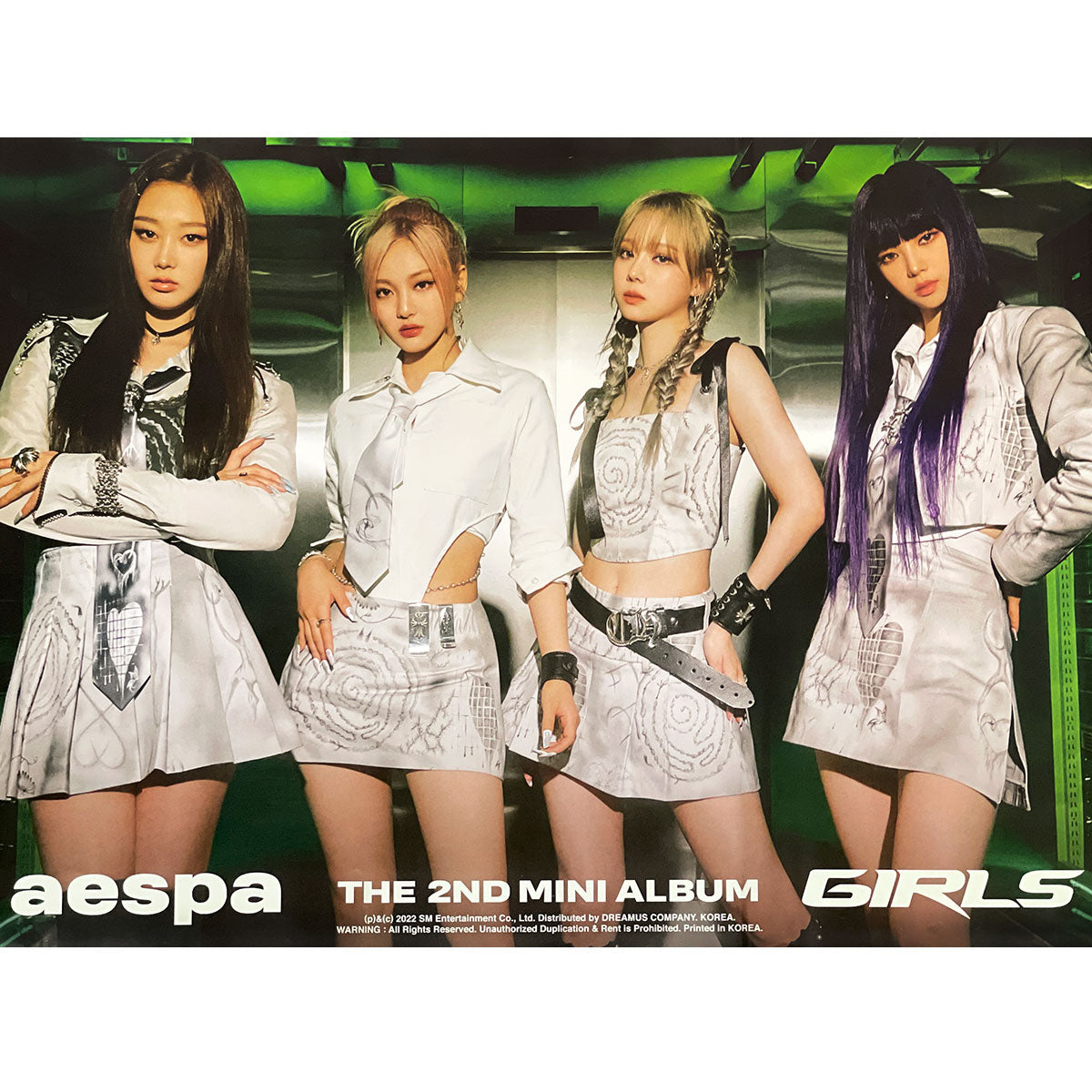 에스파 Aespa 2nd Mini Album [ Girls ] Digipack Ver B Poster On