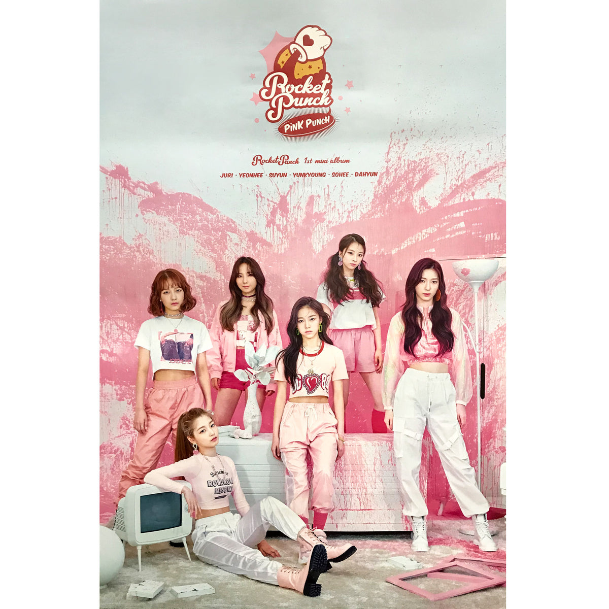 로켓펀치 | ROCKET PUNCH | 1ST MINI ALBUM [ PINK PUNCH ] | (A VER.) POSTER ONLY