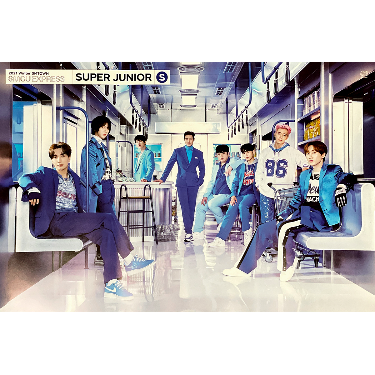 2021 winter smtown: smcu express | (super junior ver.) poster only