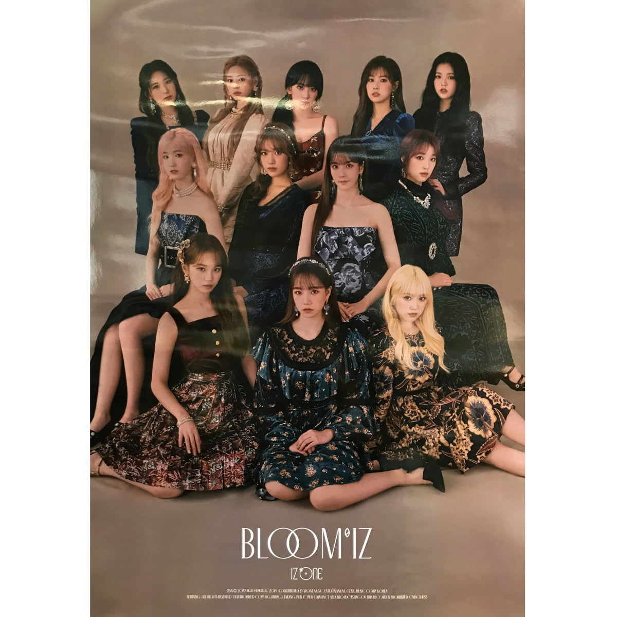 아이즈원 | IZ*ONE | 1ST ALBUM [ BLOOM*IZ ] | (GROUP VER.) POSTER ONLY