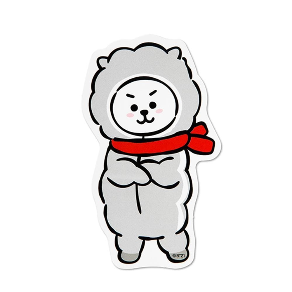 bt21 [ winter ] message card rj version