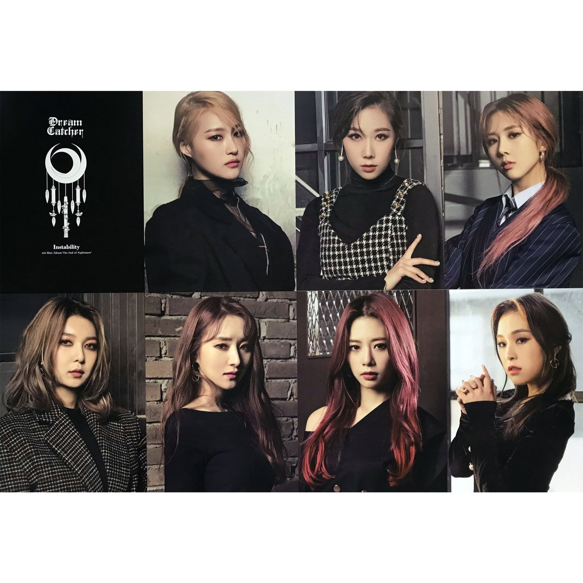 dreamcatcher | 4th mini album [ the end of nightmare ] | poster only