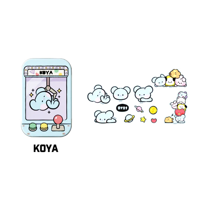 BT21 [ minini ] Label Sticker Cooky