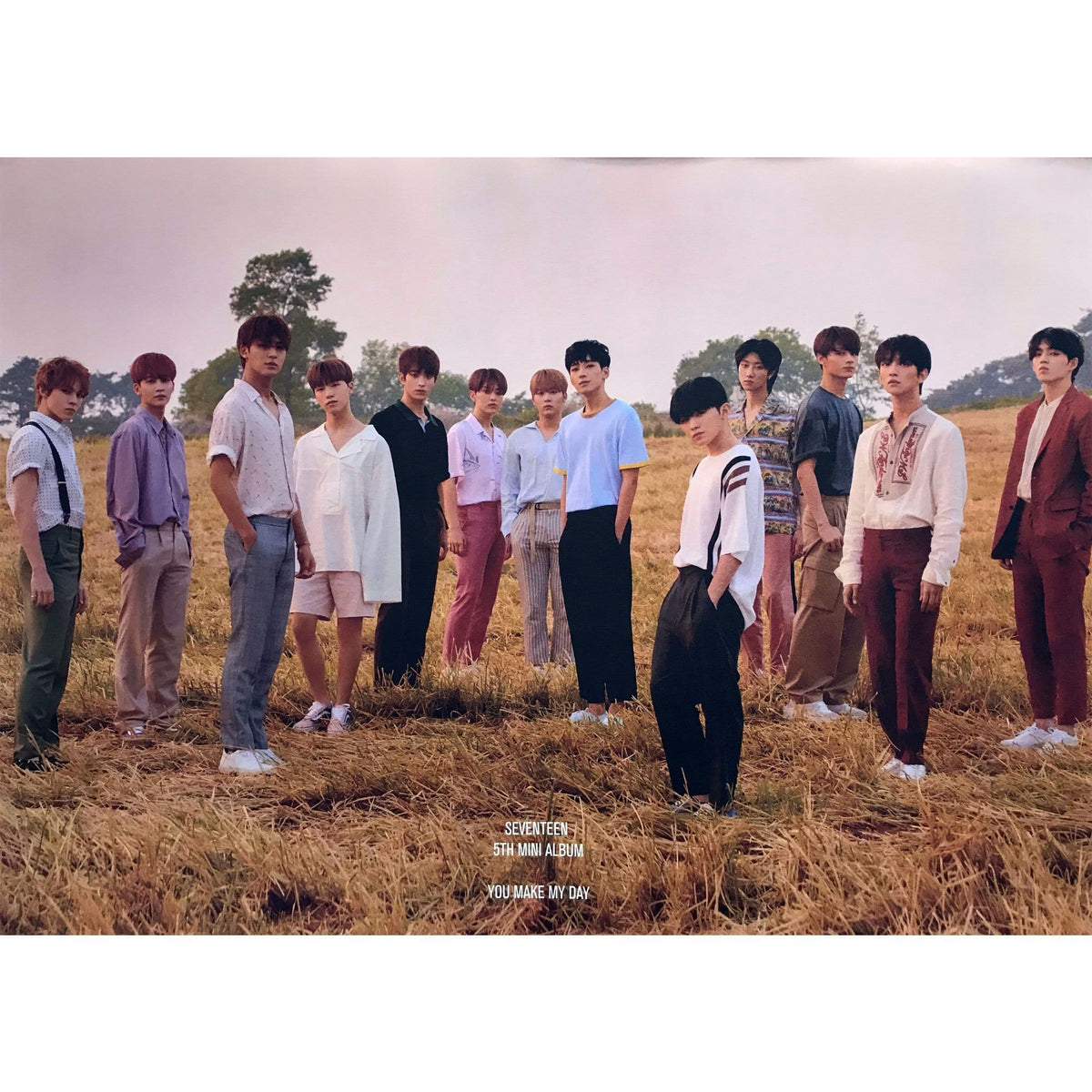 세븐틴 | seventeen | 5th mini album [ you make my day ] | poster only