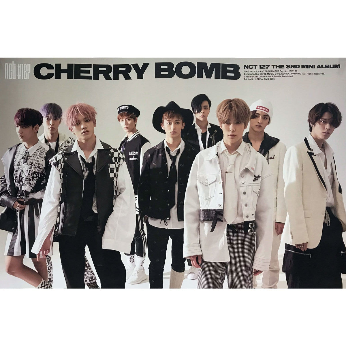 nct 127 | 3rd mini album [ cherry bomb ] | (a ver.) poster only