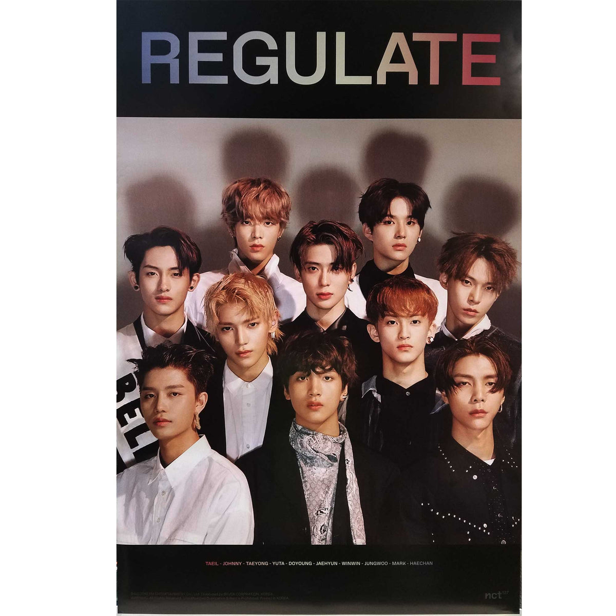 nct 127 | 1st album repackage [ regulate ] | poster only