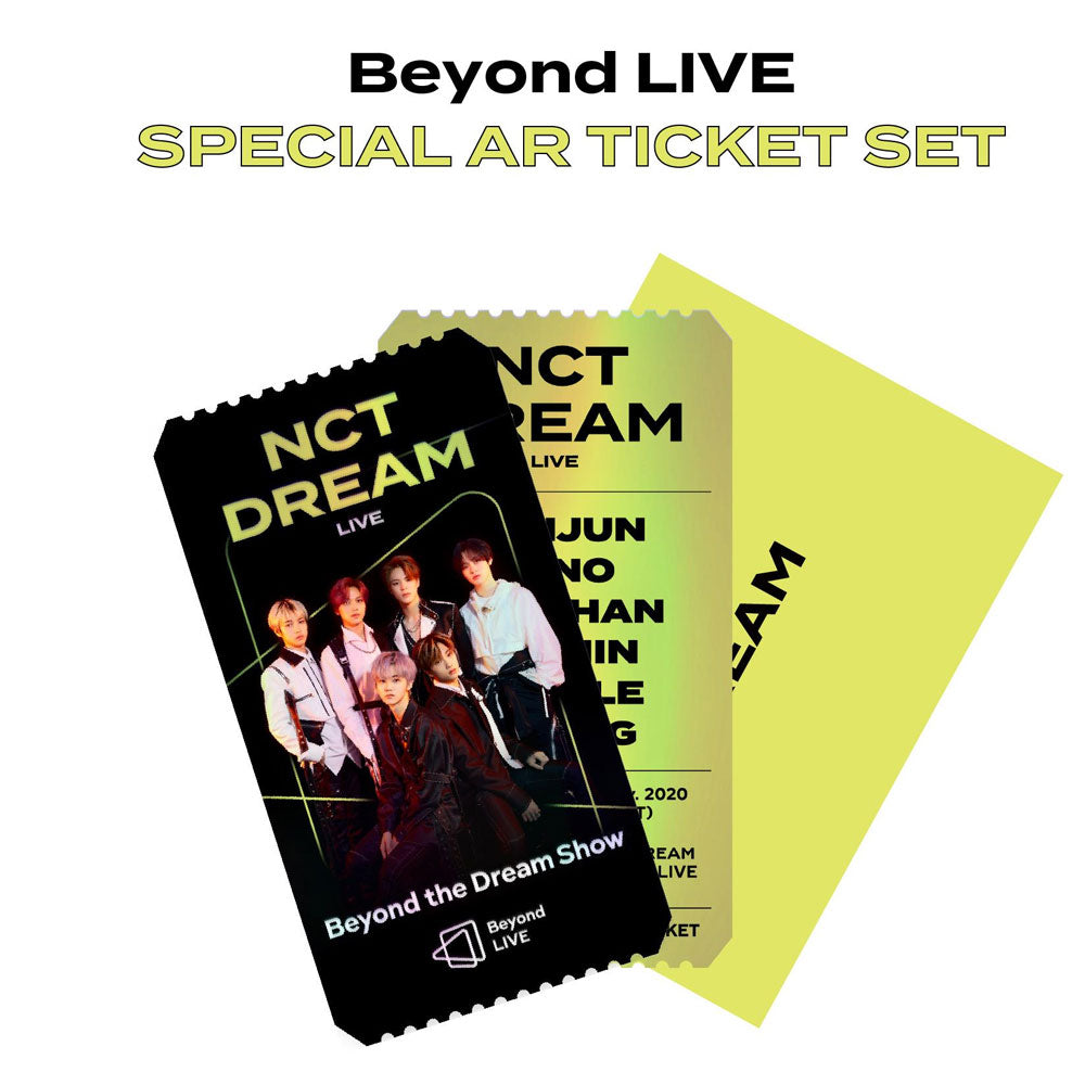 엔시티 드림 | nct dream [ beyond the dream show ] special ar ticket set