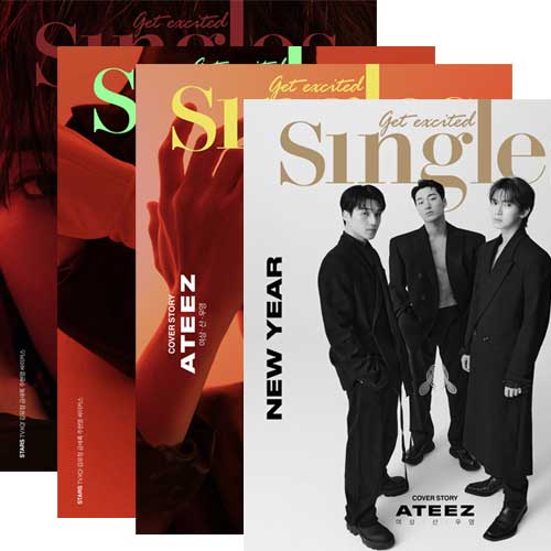 싱글즈 | SINGLES 2024-01 [ YEOSANG, SAN, WOOYOUNG ] + 1 POSTCARD