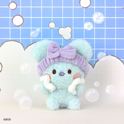 BT21 MININI PLUSH KEYRING [ BATH TIME ]