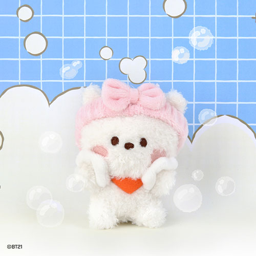 BT21 MININI PLUSH KEYRING [ BATH TIME ]