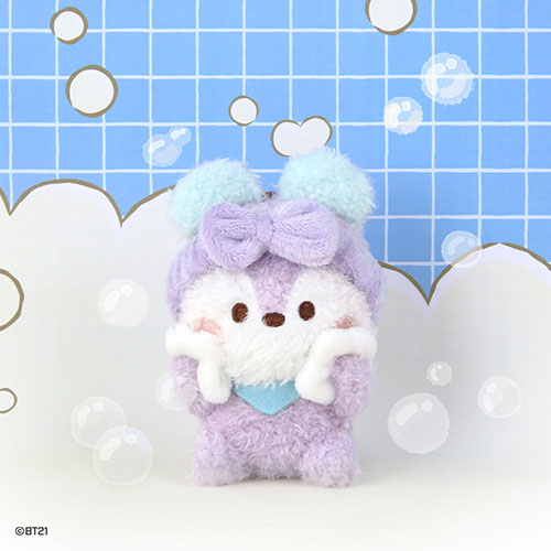 BT21 MININI PLUSH KEYRING [ BATH TIME ]