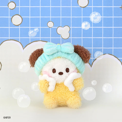 BT21 MININI PLUSH KEYRING [ BATH TIME ]