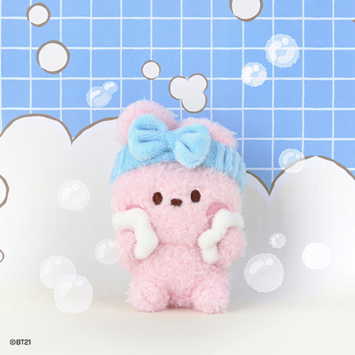 BT21 MININI PLUSH KEYRING [ BATH TIME ]