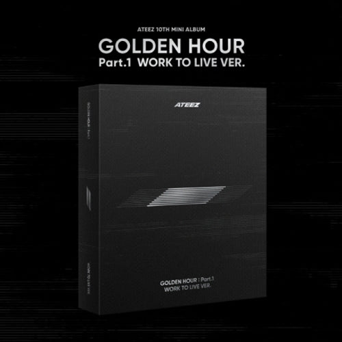 에이티즈 | ATEEZ 10TH MINI ALBUM [ GOLDEN HOUR PART.1 WORK TO LIVE VER ]+POB