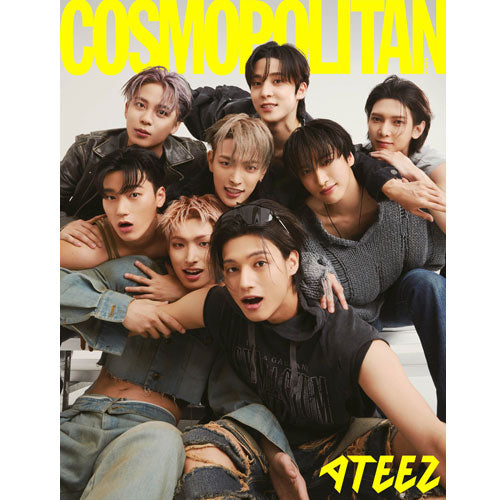 코스모폴리탄 | COSMOPOLITAN 2023-8 [ ATEEZ ]+1 POSTCARD(RANDOM)