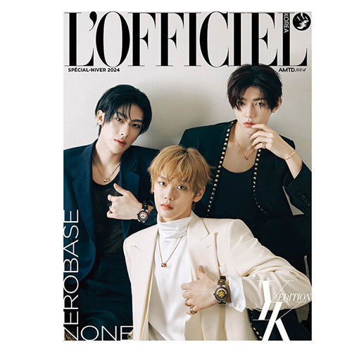 로피시엘 옴므 | L'OFFICIEL HOMMES 2024 WINTER EDITION [ ZEROBASEONE ]