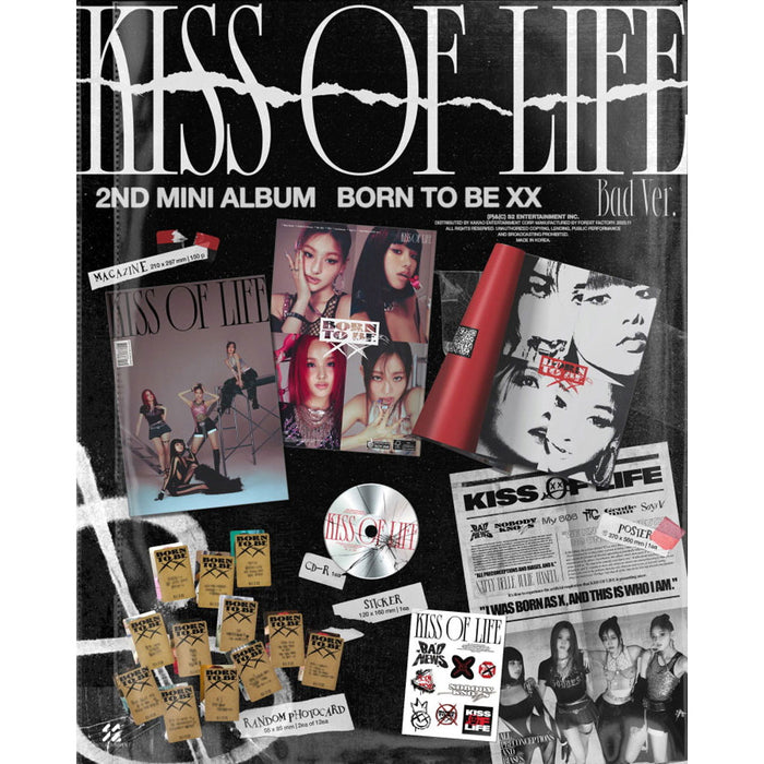 KISS OF LIFE 2ND MINI ALBUM [ BORN TO BE XX ]