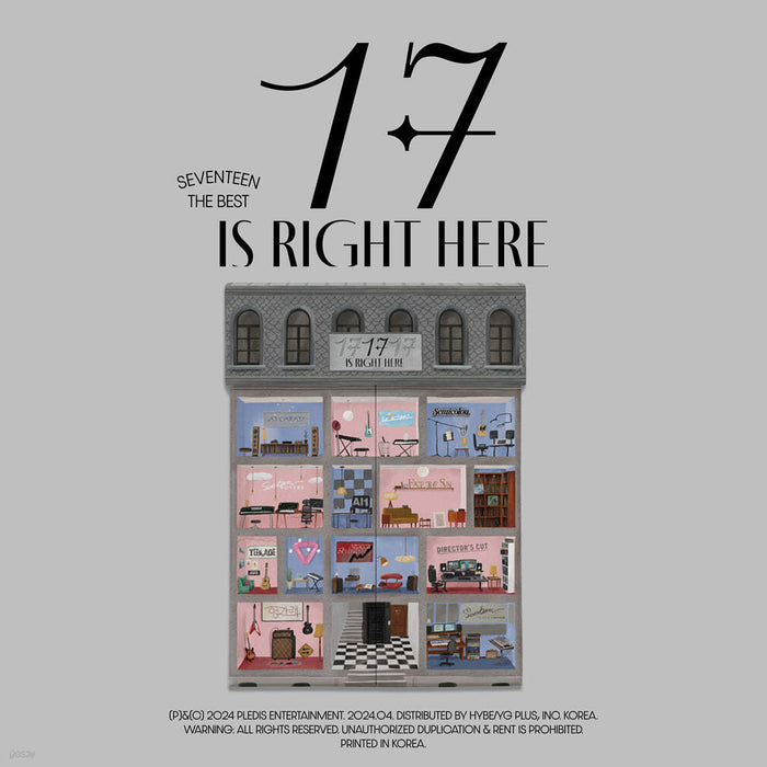 SEVENTEEN BEST ALBUM ' 17 IS RIGHT HERE '