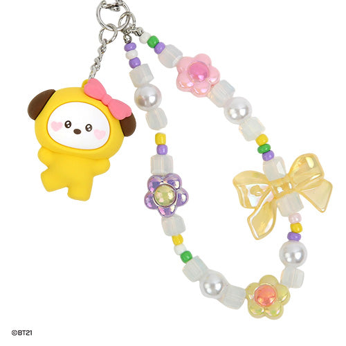 BT21 MININI BEADS STRAP KEYRING LOVELY