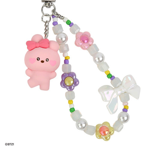 BT21 MININI BEADS STRAP KEYRING LOVELY