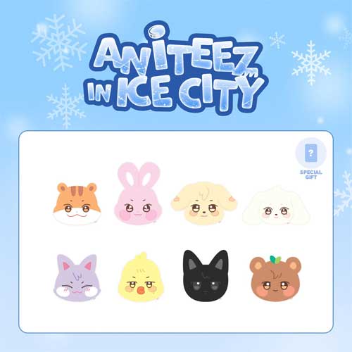 ATEEZxANITEEZ IN ICE CITY POP-UP MD [ PLUSH CUSHION ]+1 MATCHING PHOTOCARD