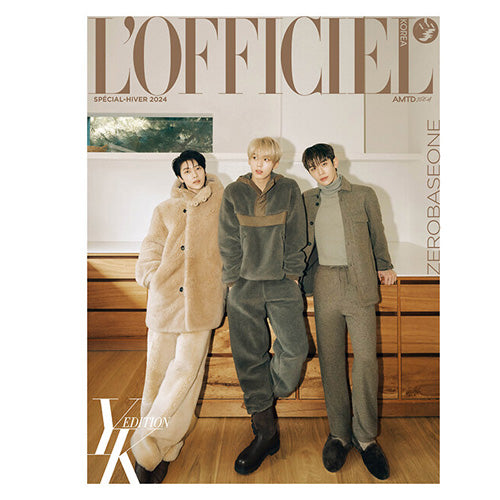 로피시엘 옴므 | L'OFFICIEL HOMMES 2024 WINTER EDITION [ ZEROBASEONE ]