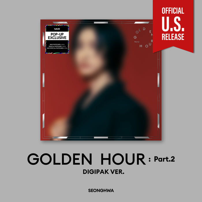 ATEEZ 11TH MINI ALBUM  [ GOLDEN HOUR : PART.2 ] DIGIPACK VER.+US POB (POP-UP Exclusive VER. from hello82) [US RELEASE]