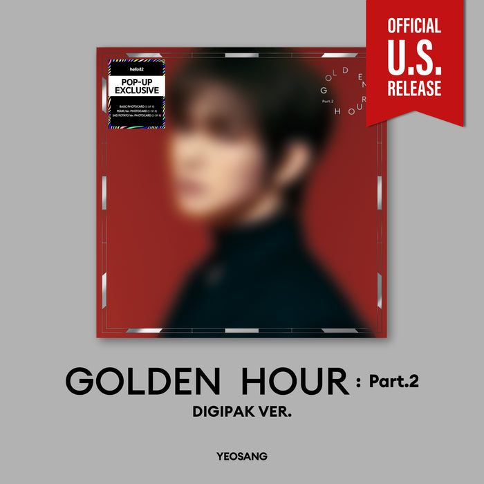 ATEEZ 11TH MINI ALBUM  [ GOLDEN HOUR : PART.2 ] DIGIPACK VER.+US POB (POP-UP Exclusive VER. from hello82) [US RELEASE]