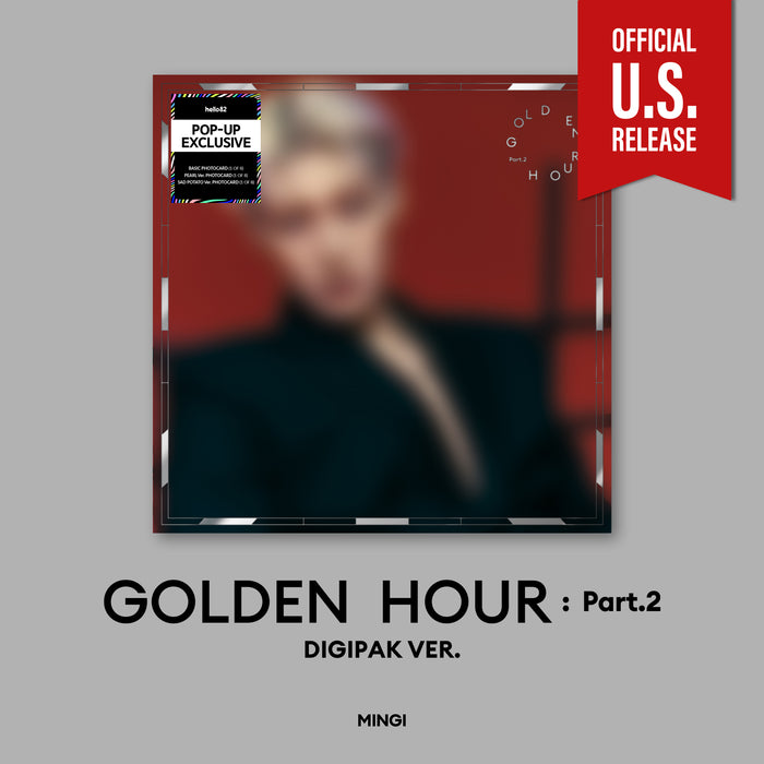 ATEEZ 11TH MINI ALBUM  [ GOLDEN HOUR : PART.2 ] DIGIPACK VER.+US POB (POP-UP Exclusive VER. from hello82) [US RELEASE]