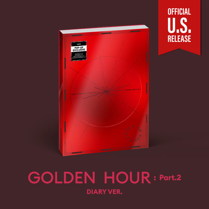 ATEEZ 11TH MINI ALBUM  [ GOLDEN HOUR : PART.2 ] POP-UP Exclusive VER. from hello82