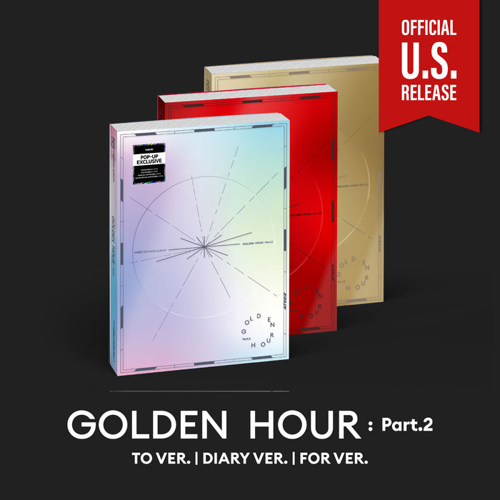 ATEEZ 11TH MINI ALBUM  [ GOLDEN HOUR : PART.2 ] POP-UP Exclusive VER. from hello82