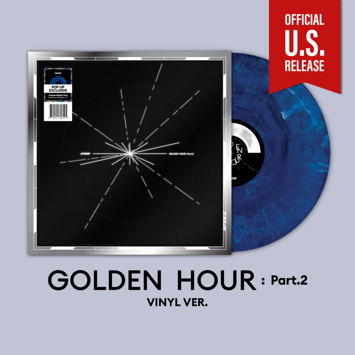 ATEEZ 11TH MINI ALBUM  [ GOLDEN HOUR : PART.2 ] VINYL VER. (POP-UP Exclusive VER. from hello82) [US RELEASE]