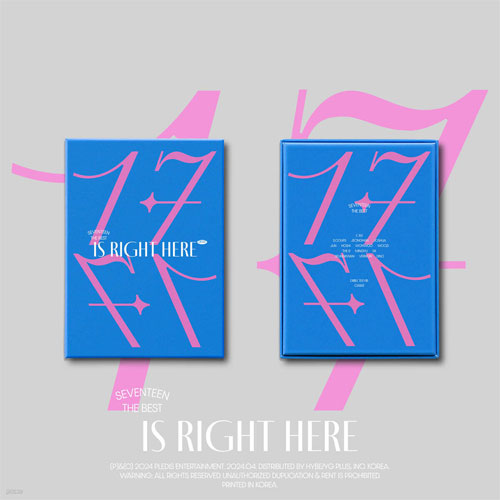 SEVENTEEN BEST ALBUM ' 17 IS RIGHT HERE ' DEAR VER. 2CD