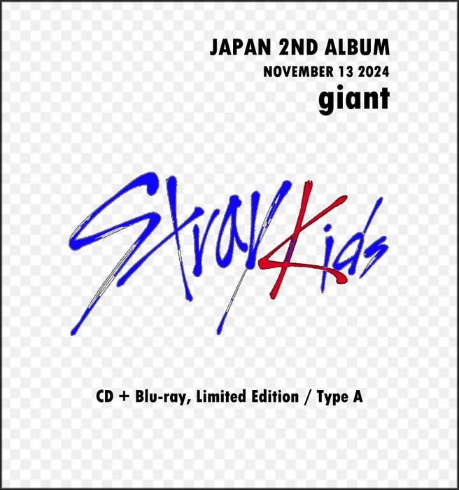 STRAY KIDS 2ND JAPANESE ALBUM [GIANT] LIMITED A VER. ( CD + BLU-RAY )