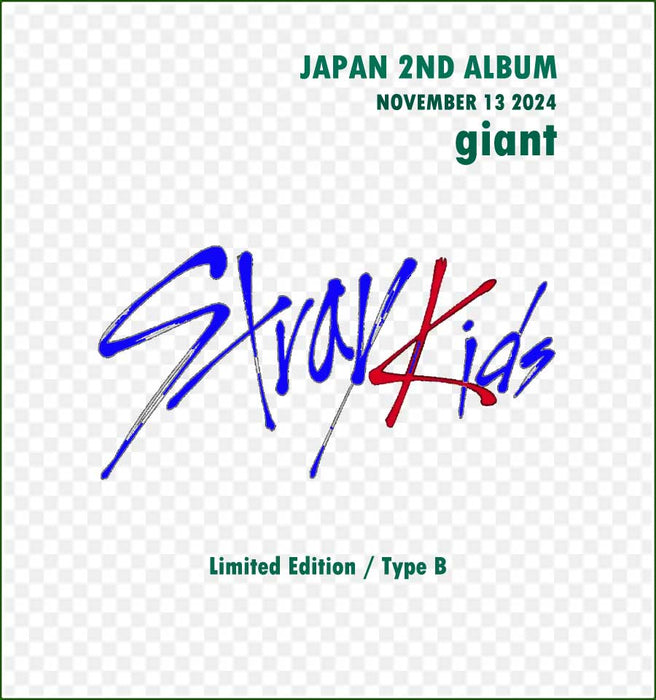 STRAY KIDS 2ND JAPANESE ALBUM [GIANT] LIMITED B VER. (CD)