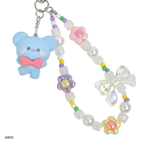 BT21 MININI BEADS STRAP KEYRING LOVELY