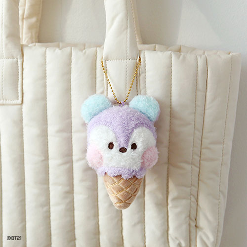 bt21 minini plush keyring [ ice cream ]