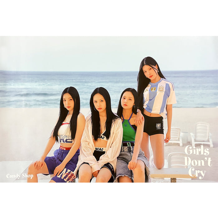 캔디샵 | CANDY SHOP | 2ND MINI ALBUM [ GIRLS DON'T CRY ] | (SUMMER VER.) POSTER ONLY