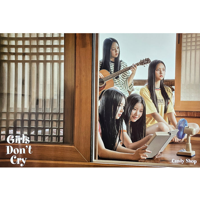 캔디샵 | CANDY SHOP | 2ND MINI ALBUM [ GIRLS DON'T CRY ] | (VACATION VER.) POSTER ONLY