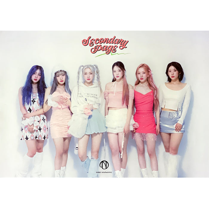 드림노트 | DREAMNOTE | 5TH SINGLE ALBUM [ SECONDARY PAGE ] | (BLUE VER.) POSTER ONLY