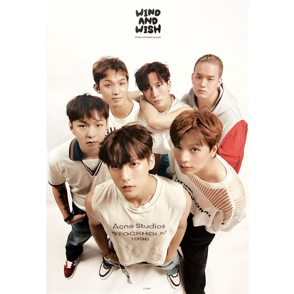 btob | 12th mini album [ wind and wish ] | (wish ver.) poster only