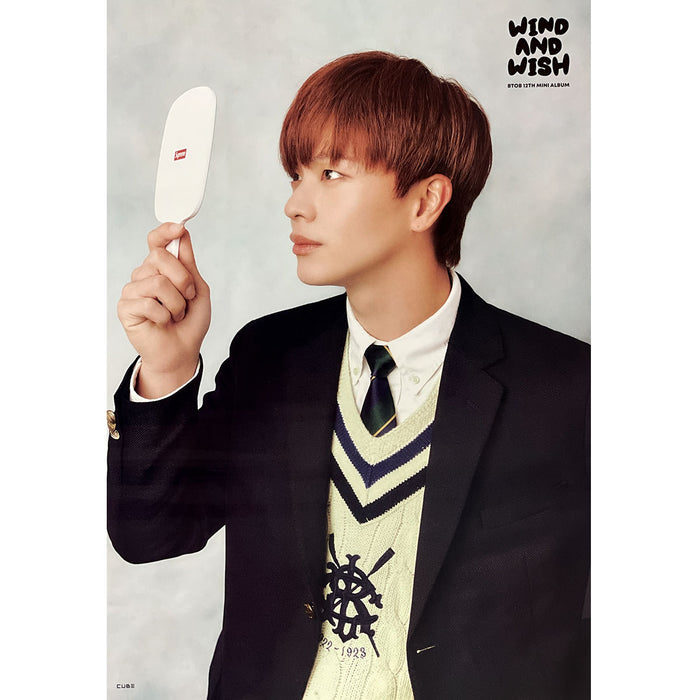 비투비 | BTOB | 12TH MINI ALBUM [ WIND AND WISH ] | (SUNGJAE VER.) POSTER ONLY