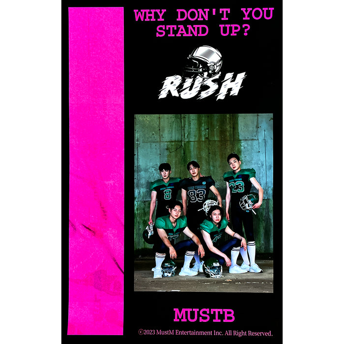 머스트비 | MUSTB | [ RUSH ] | POSTER ONLY