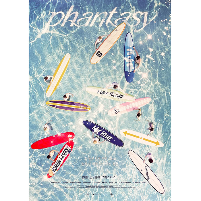 더보이즈 | THE BOYZ | 2ND ALBUM [ PHANTASY PT.1 CHRISTMAS IN AUGUST ] | (GLITTER VER.) POSTER ONLY